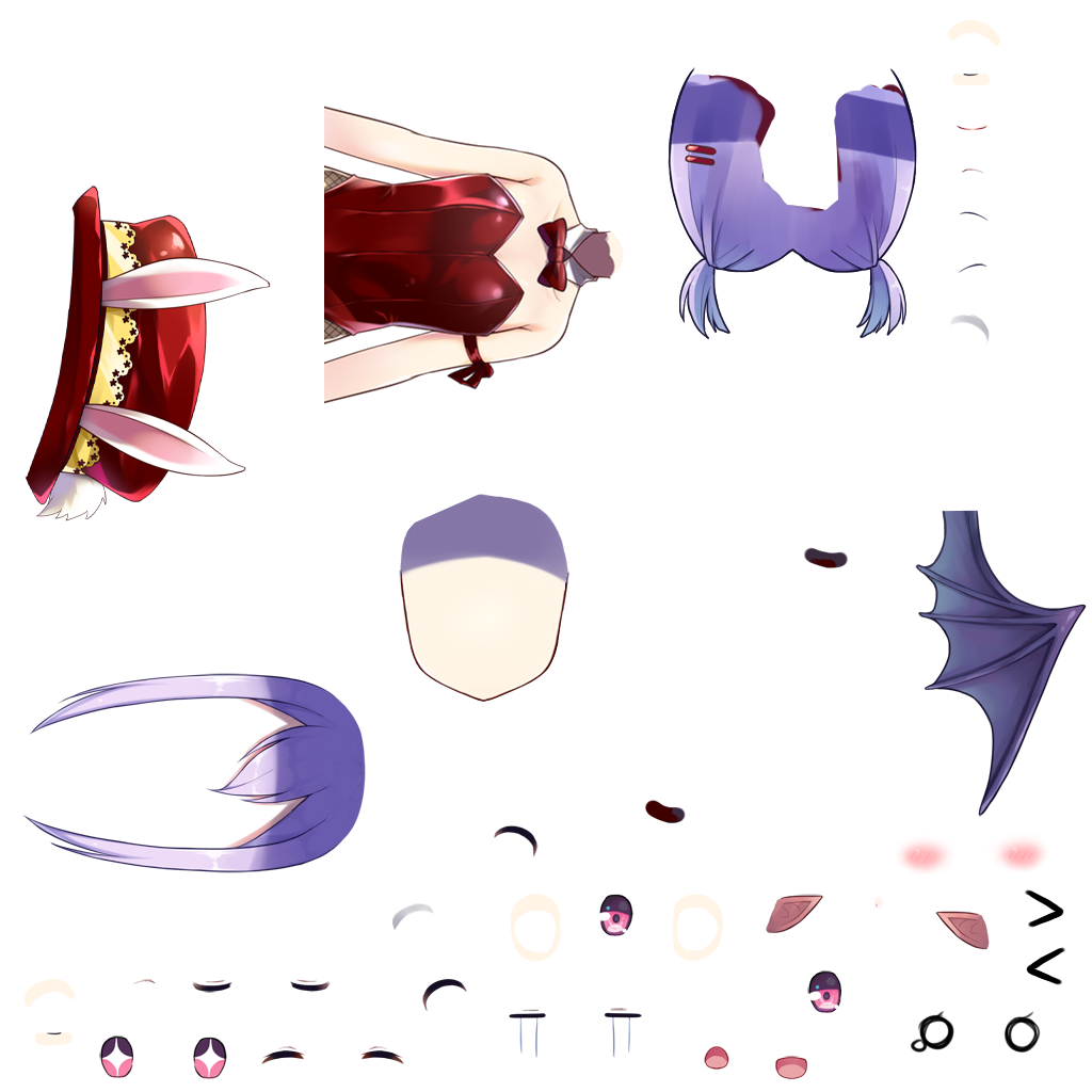 Bunny Girl Costume Red (Potion Maker Pio)