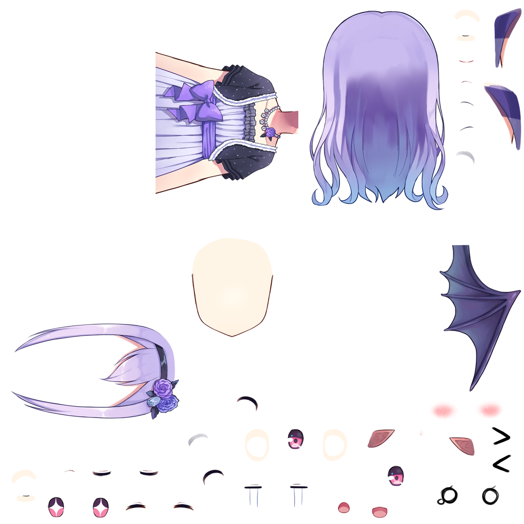 Party Dress Costume Purple (Potion Maker Pio)