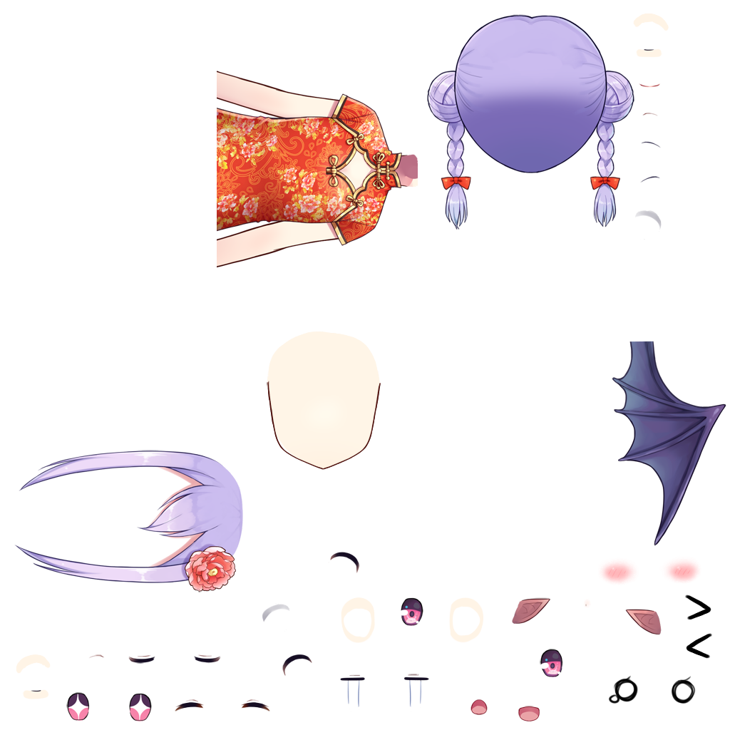 Qipao Costume Red (Potion Maker Pio)