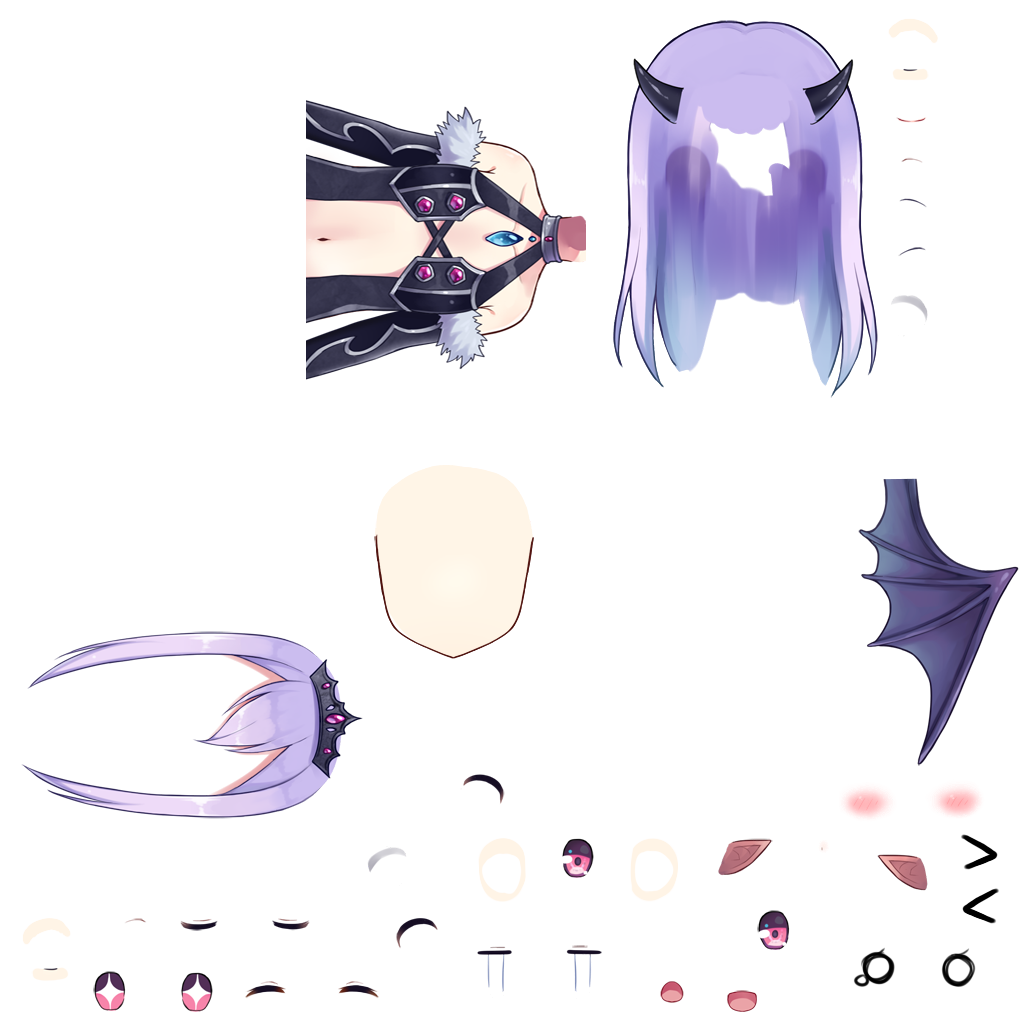 Succubus Costume Black (Potion Maker Pio)